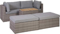 Gartenmöbel-Set, Lounge-Set Olea, Rattan Lounge Set mit Tisch, Greemotion