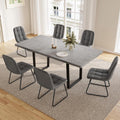Esstisch, Mit 4-8 Stühlen Set, Esszimmertisch Ausziehbar, Tisch Esszimmer, Essgruppe Mit 4-8 Stühle, MDF-Platten Holztisch Geeignet Für Wohnzimmer