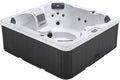 CANADIAN SPA CO. Pools, Gartensaunas & Badewannen mit Sprudelfunktion, Cornwall Plug & Play 13 Outdoor Hot Tub 5 Personen, 198x198x73 cm, viereckig