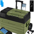 Kühlschrank, ® Kompressor Kühlbox Auto elektrisch 52L, Camping Kühlbox 12/24/230V mit APP-Steuerung, Gefrierbox bis, 20 °C