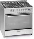 Gurari Gasherd mit Elektro Backofen, GCH E 911 X Gas Elektro Standherd 90 cm