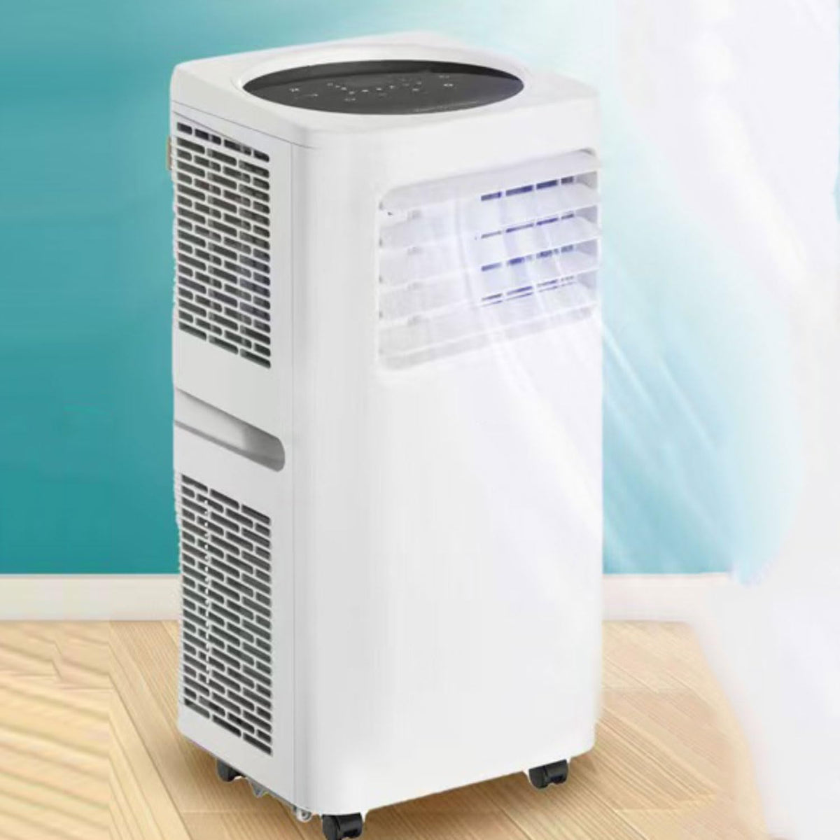 Generisch Luftkühler, Tragbare Klimaanlage mit Fernbedienung, kühlt bis zu 350 m², leise AC-Einheit mit Kühlung, Ventilator, 24H Timer