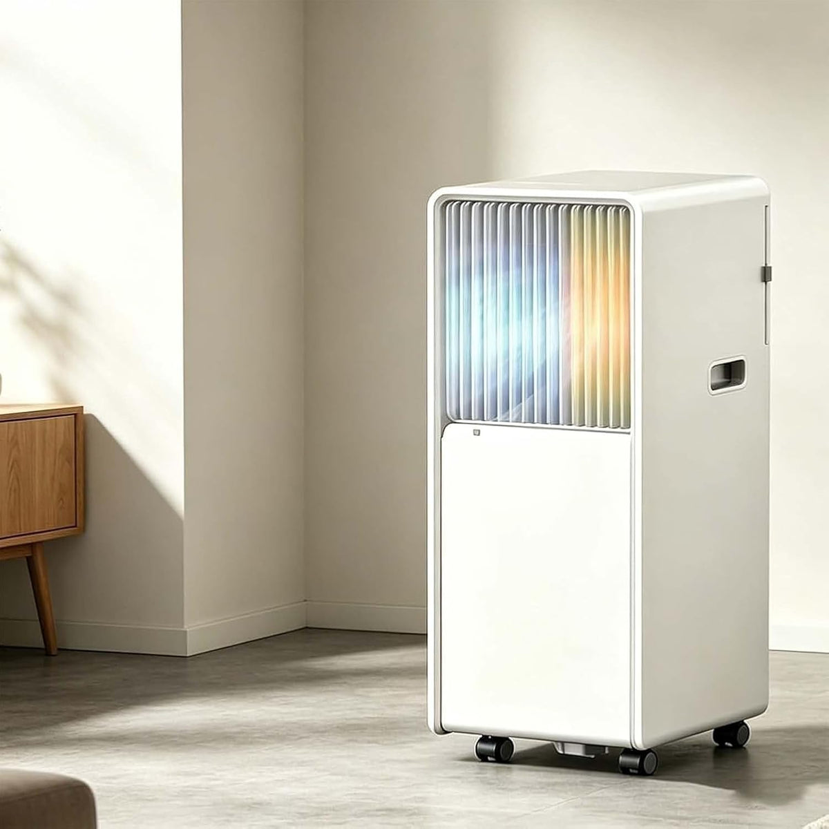 Generic Mobile Klimaanlage, Tragbare Klimaanlage 4-in-1 Inverter mit Heizen Kühlen Entfeuchten Ventilator, Fernbedienung, Staubfilter