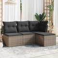 Sofa Gartenlounge mit Stauraum Balkon Lounge Balkon