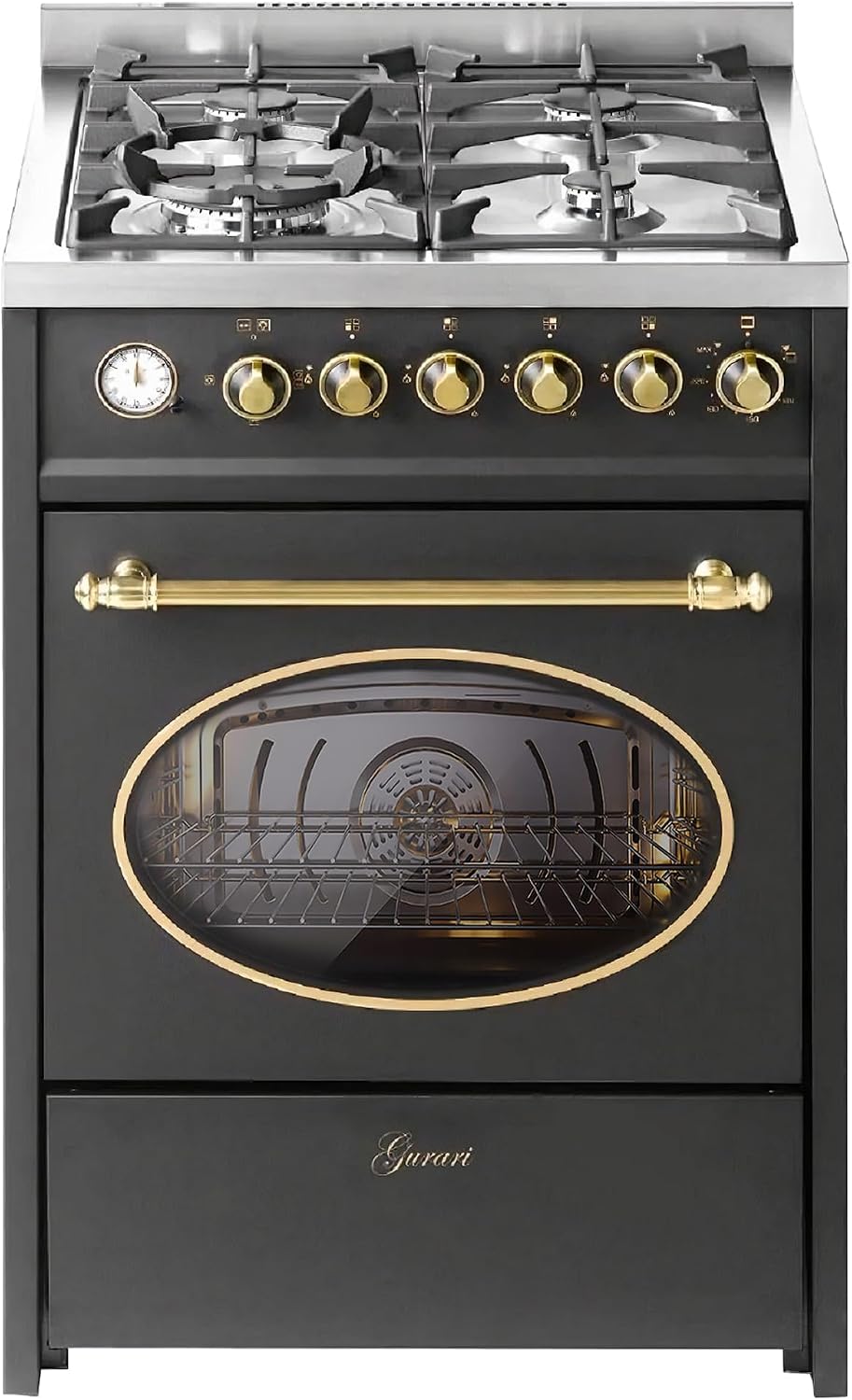 Gurari Gas Stand Herd, 60 cm GCH G 614 BR Gasherd mit Gasbackofen